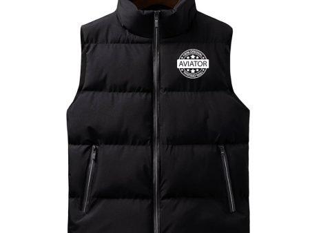 100 Original Aviator Designed Puffy Vests For Discount