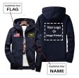 Custom Flag & Name & LOGO Designed Windbreaker Jackets Fashion