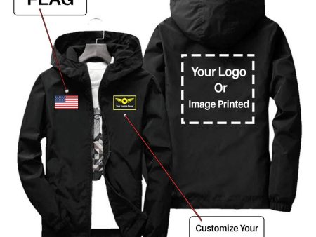 Custom Flag & Name & LOGO Designed Windbreaker Jackets Fashion