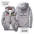 Custom Flag & Name & LOGO Designed Windbreaker Jackets Fashion