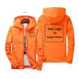 Custom 2 LOGOS Designed Windbreaker Jackets For Discount