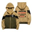 I am an Awesome Series Boyfriend Designed Colourful Zipped Hoodies Cheap