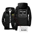 Copy of Custom Name & 2 LOGOS Designed Windbreaker Jackets Discount