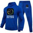 Speed Is Life Designed Hoodies & Sweatpants Set Sale