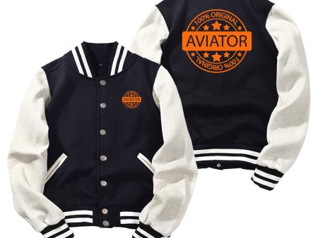 100 Original Aviator Designed Baseball Style Jackets Supply